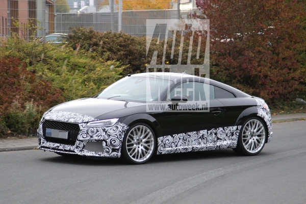 Audi TT RS duikt op als prototype, mogelijk meer dan 400 pk voor de topversie TT